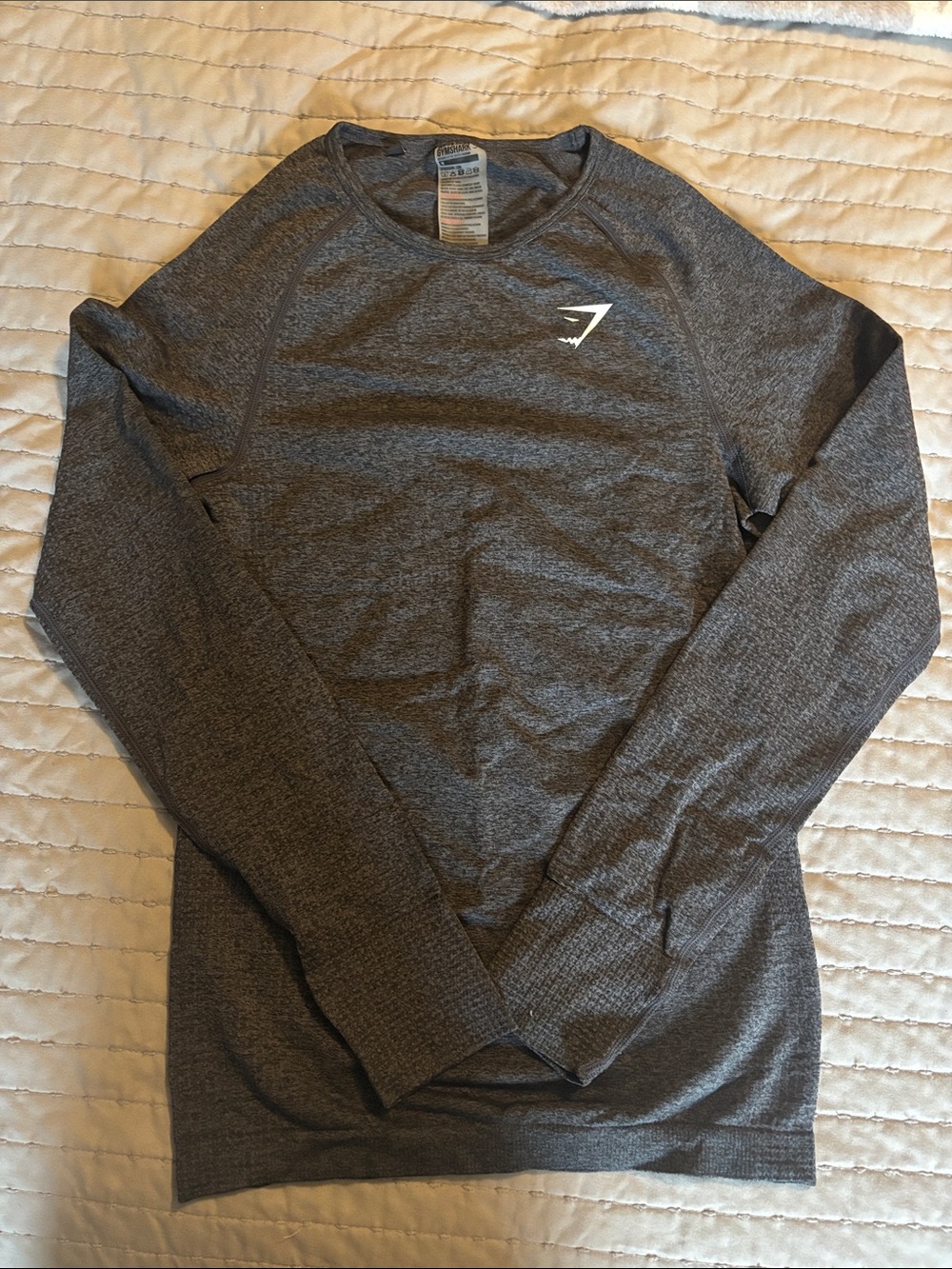 Gymshark Long Sleeve Performance Shirt - Dark Gray